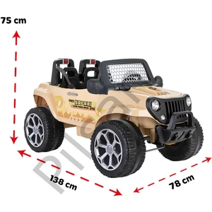 Akülü Araba 24 V Safari Kumandalı 4x4