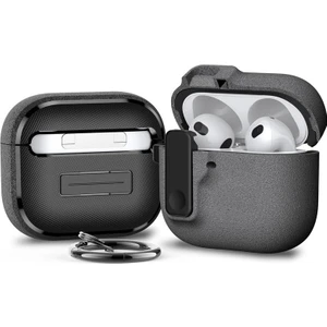 Apple Airpods 4. Nesil ile Uyumlu Kılıf Standlı Kilitli Tpu Premium Matte Trip Case