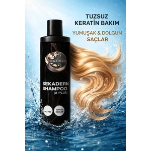 Tuzsuz , Parabensiz - Keratin ve Collagen'li Tüm Saç Tipleri İçin Uygun Şampuan 500ML