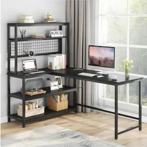 89010 140CM Çalışma Masası Oyuncu Masası Bilgisayar Masası Ders Laptop Siyah