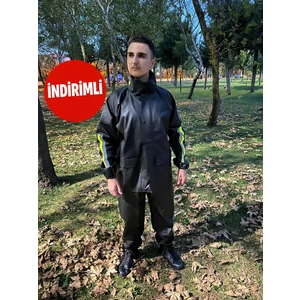 5Xl Battal Beden Maxi Boy Motorcu Yağmurluk Kalın Motosiklet Kurye Yağmurluk Motosiklet Aksesuarları Cepli