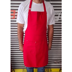 Dery Collection Mutfak Önlüğü ayarlamalı askılı kırmızı renk