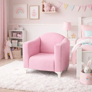 Pembe Puantiyeli 0/6 Yaş Ayaklı Çocuk Koltuğu