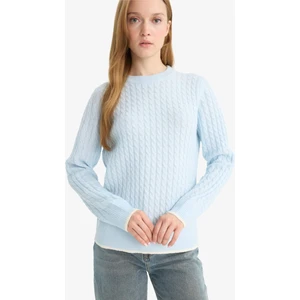 Regular Fit Bisiklet Yaka Kazak E9146AX25WN