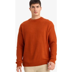 Oversize Bisiklet Yaka Triko Kazak B9718AX25WN