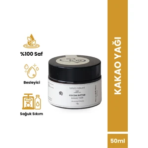 Bade Natural Kakao Yağı Soğuk Sıkım %100 Saf 50 g