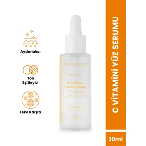 Bade Natural C Vitamini Yüz Serumu Aydınlatıcı, Ton Eşitleyici Ve Leke Karşıtı 30 ml