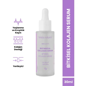 Bade Natural Bitkisel Kolajen Yüz Serumu Yaşlanma Karşıtı 30 ml