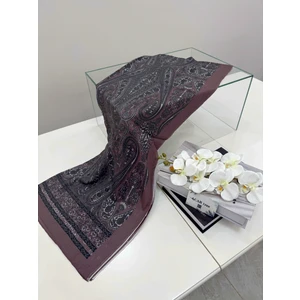 Acar İpek Etnik Desen Bambu Kraş Şal