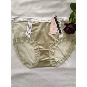 Saten Külot Arkasıtransparan Külot