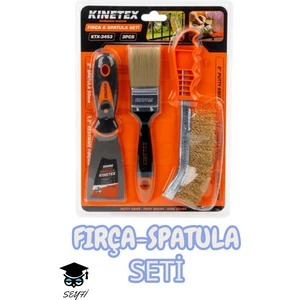 Fırça ve Spatula Seti 3 Parça
