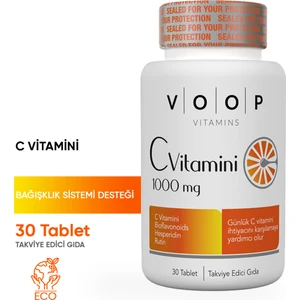 Vitamin C + Turunçgil Bioflavonoidleri 1000 Mg 30 Tablet