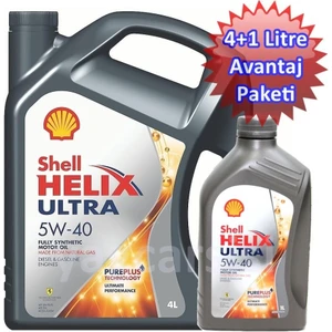 Helix Ultra 5W40 4+1=5l Avantaj Paketi (Pureplus Technology)
