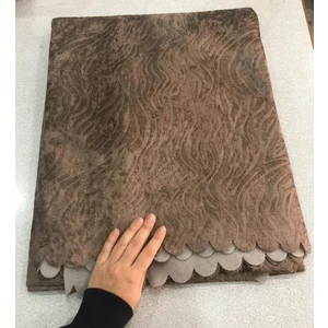 Türkanlar Home Kadife Baskılı Süngerli Kaymaz Koltuk ve Çekyat Örtüsü