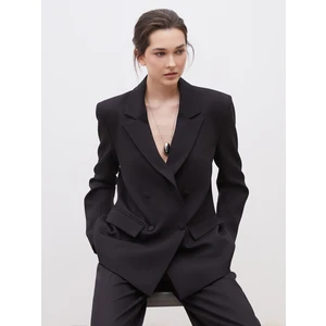 Krep Kadın Blazer Ceket