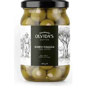 Badem Dolgulu Yeşil Zeytin