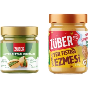 Antep Fıstığı Kreması 200 g + Original Fıstık Ezmesi (Bal İlaveli) 315 g
