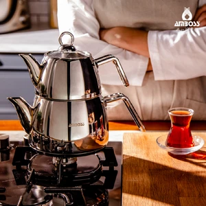 Aquamarine Orta Boy Çelik Çaydanlık AQU-5261