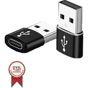 Dönüştürücü Adaptör Usb to Type-C 3.0 Usb YD68 Siyah
