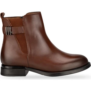 Venıs-G Kadın Deri Bot Taba