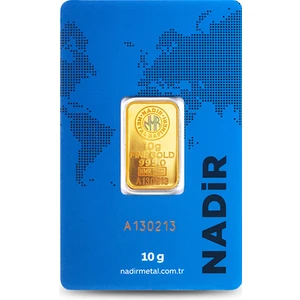 Nadir Gold 24 Ayar Külçe Gram Altın 10 Gr.