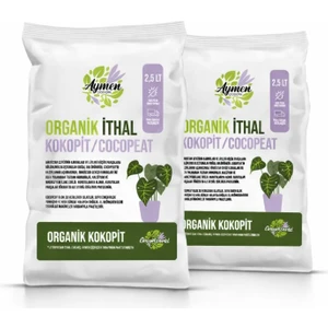 Aymen Çiçekçilik 2 Adet Özel Karışımlı Ponza Katkılı 2,5 Litre İç Dış Mekan Bitki Yetiştirme Toprağı Cocopeat