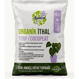 Aymen Çiçekçilik 20 Litre Organik Ithal Çok Amaçlı Bitki Toprağı - Her Türlü Çiçek, Fide, Fidan, Sebze Için