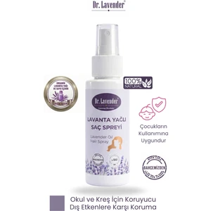 Dr. Lavender Lavanta Yağı ve Suyu ile Zenginleştirilmiş Keratinli Saç Spreyi 100 ml –  Doğal ve Günlük Kullanıma Uygun