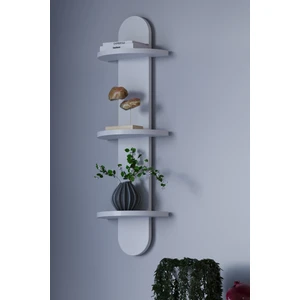 HMC Decor Çok Amaçlı Duvar Rafı Oval