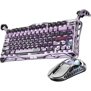 Mercury V75 Pro Hall Effect, Rapid Trigger 8.000 Hz Kablolu Manyetik Klavye + Xpro 32.000 Dpı Rgb Kablosuz Mouse Oyuncu Seti, Mor