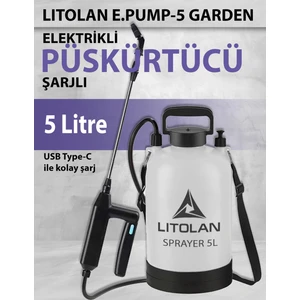 5 Lt. Şarjlı Püskürtücü, Zirai Ilaçlama, Sulama Elektrik Pompası