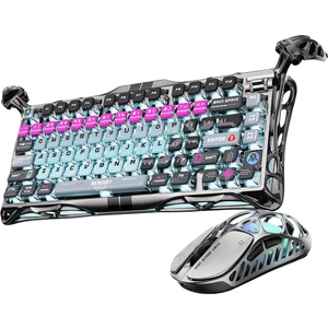 Mercury V75 Pro Hall Effect, Rapid Trigger 8.000 Hz Kablolu Manyetik Klavye + Xpro 32.000 Dpı Rgb Kablosuz Mouse Oyuncu Seti, Gri