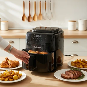 Robwell AS41 Airfryer 2in1 Kızartma ve Buhar Sistemi 7LT 2600W