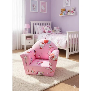 Forte Luva Hello City  Desenli Pembe Çocuk Koltuğu