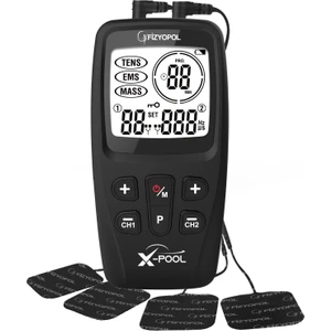 x Pool Fizyopol Tens Ems Masaj Cihazı ve 8'li Yedek Elektrodlar