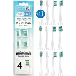 V Clean Sonic Soft Temizlik - Philips Sonicare Uyumlu Yedek Başlık