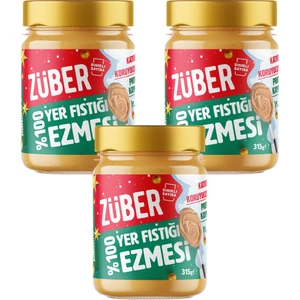 %100 Fıstık Ezmesi 315 gr x 3 Adet