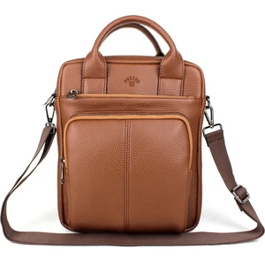 Derise Club Erkek Omuz Askılı Taba Renk 11,5 Inç Ipad Tablet Notebook Laptop Çantası