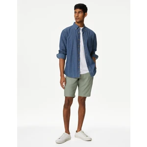 Marks & Spencer Regular Fit Keten Şort
