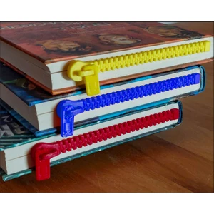 Flexilab Creative Renkli Fermuar Şekilli Kitap Ayracı Tekli | Okumayı Sevenlere Eğlenceli Hediye Fikirli Organizer