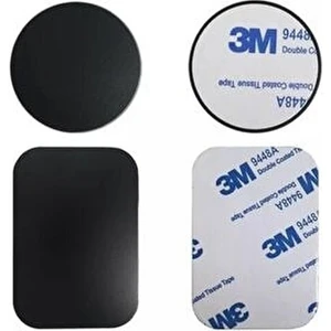 4 adet Telefon tutucu mıknatıs metali Araç içi telefon tutucu için metal plaka/sac seti 3M 4 Adet
