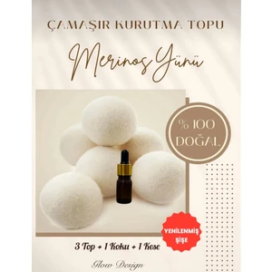 Çamaşır Kurutma Topu 3lü Kokulu