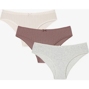 Woody Pointel 3'lü Slip Külot