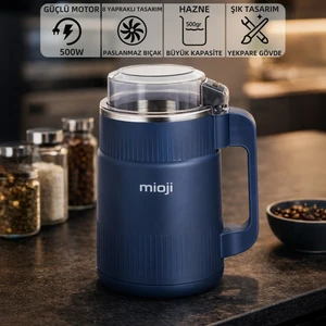 Mio CG34 500W Paslanmaz Çelik Bıçak Kompakt Baharat ve Kahve Öğütücü Mavi