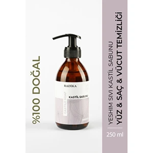 Radika Aromaterapi Sıvı Kastil Sabunu 250 ml Yatıştırıcı Etkili Doğal Bitkisel Yağlar İçerir