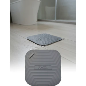 Gri Silikon Kötü Koku Önleyici Kare Gider Kapağı Tıpası – Banyo, Mutfak ve Balkon Lavabo Giderleri İçin