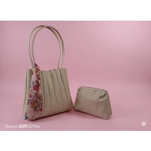 Kadın Pileli Omuz Çanta