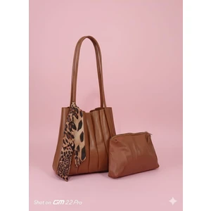 Kadın Pileli Omuz Çanta