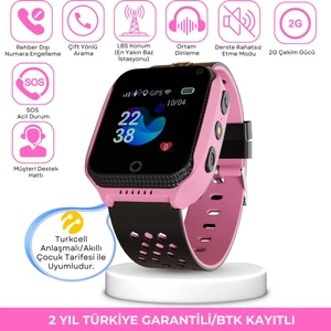 Uz 2g Akıllı Çocuk Saati Sim Kartlı ve Sesli Görüşme