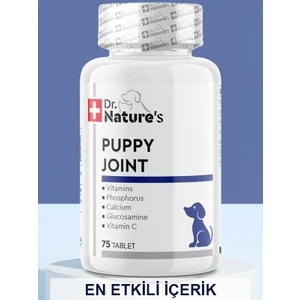 Dr. Natures Dog Puppy Joınt Yavru Köpek Eklem Destekleyici Besin Takviyesi(75 Tablet)